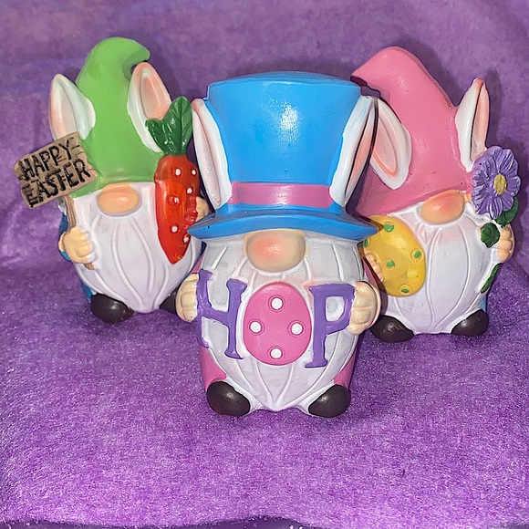 Easter Bunny Gnomes | NWOT | Sold as entire set or individually (Check below) - Picture 1 of 8